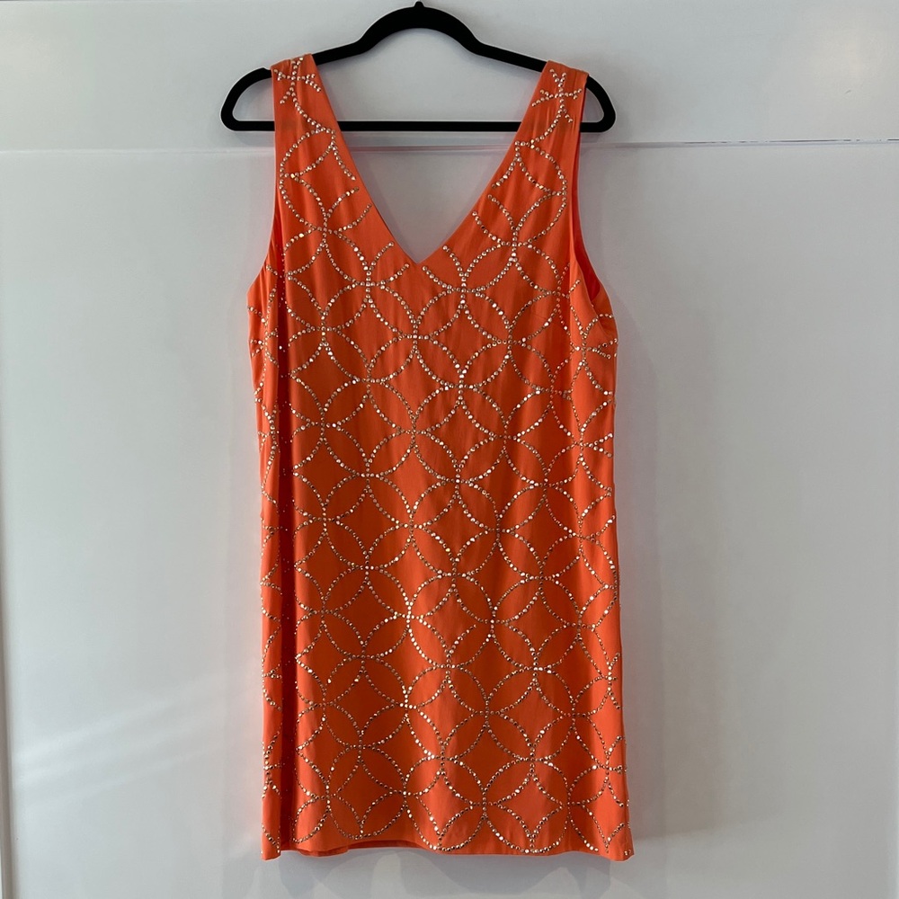 Trina Turk Orange Mini Dress